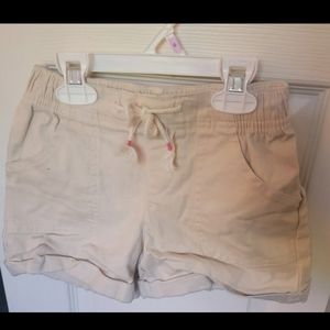 Girls khaki chino shorts